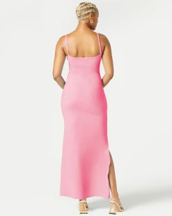 Convertible Slit Maxi Dress