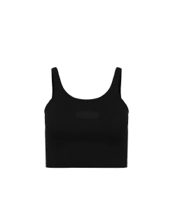 Logo Crop Tank Top